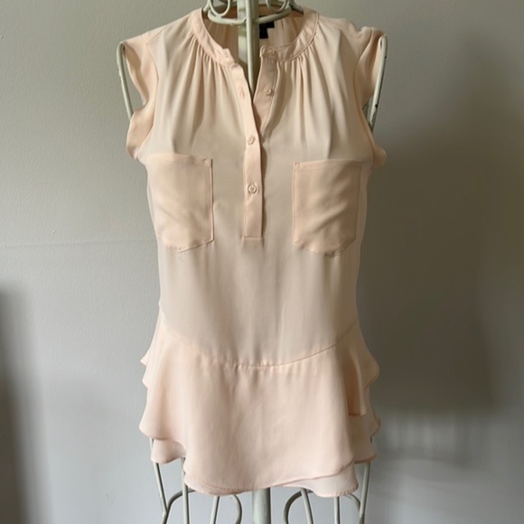 Massimo peach Chiffon blouse - Picture 1 of 5